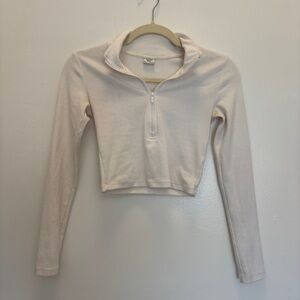 Sunday Best Zip-Up Crop Top